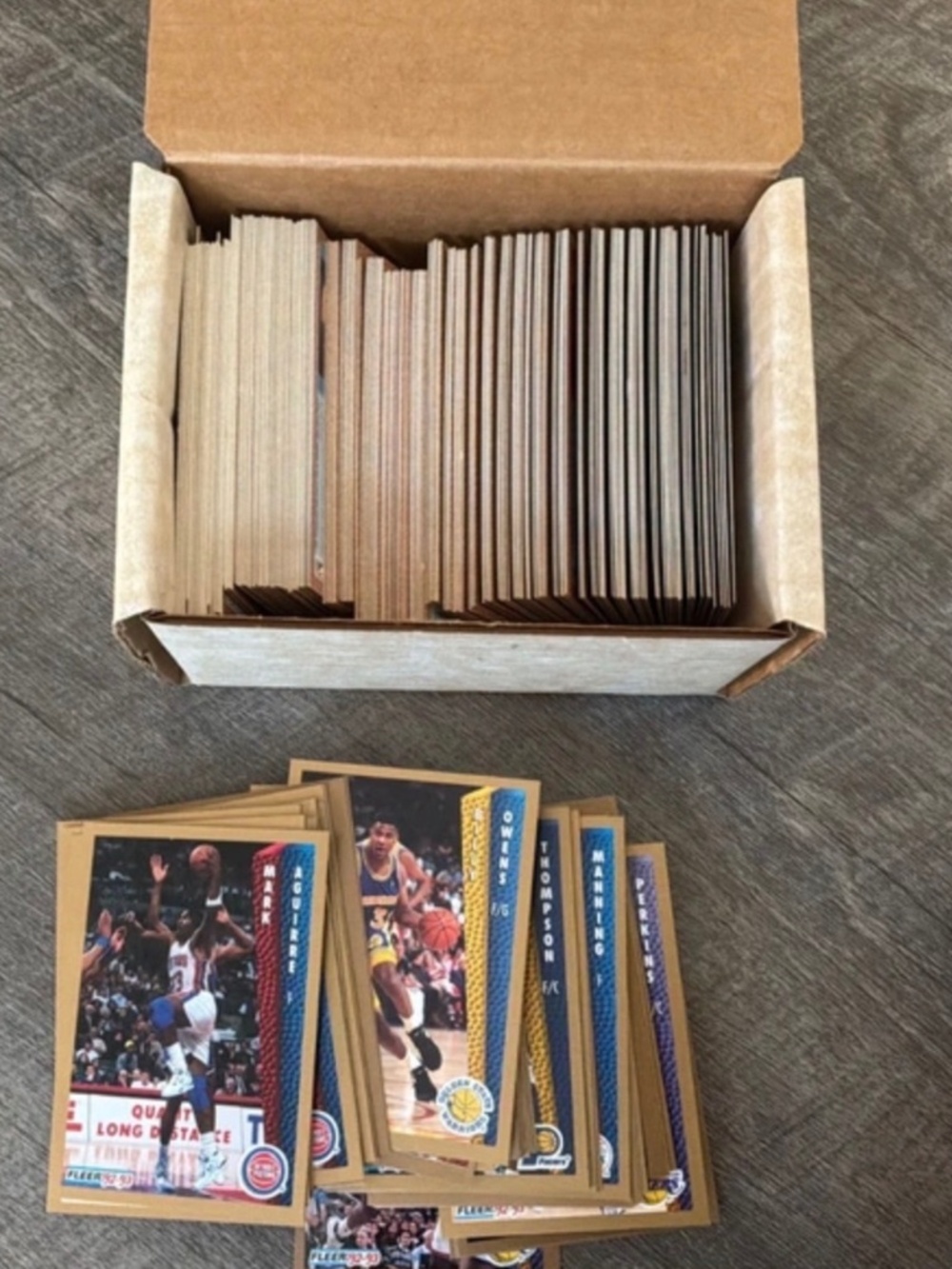 Fleer basketball cards